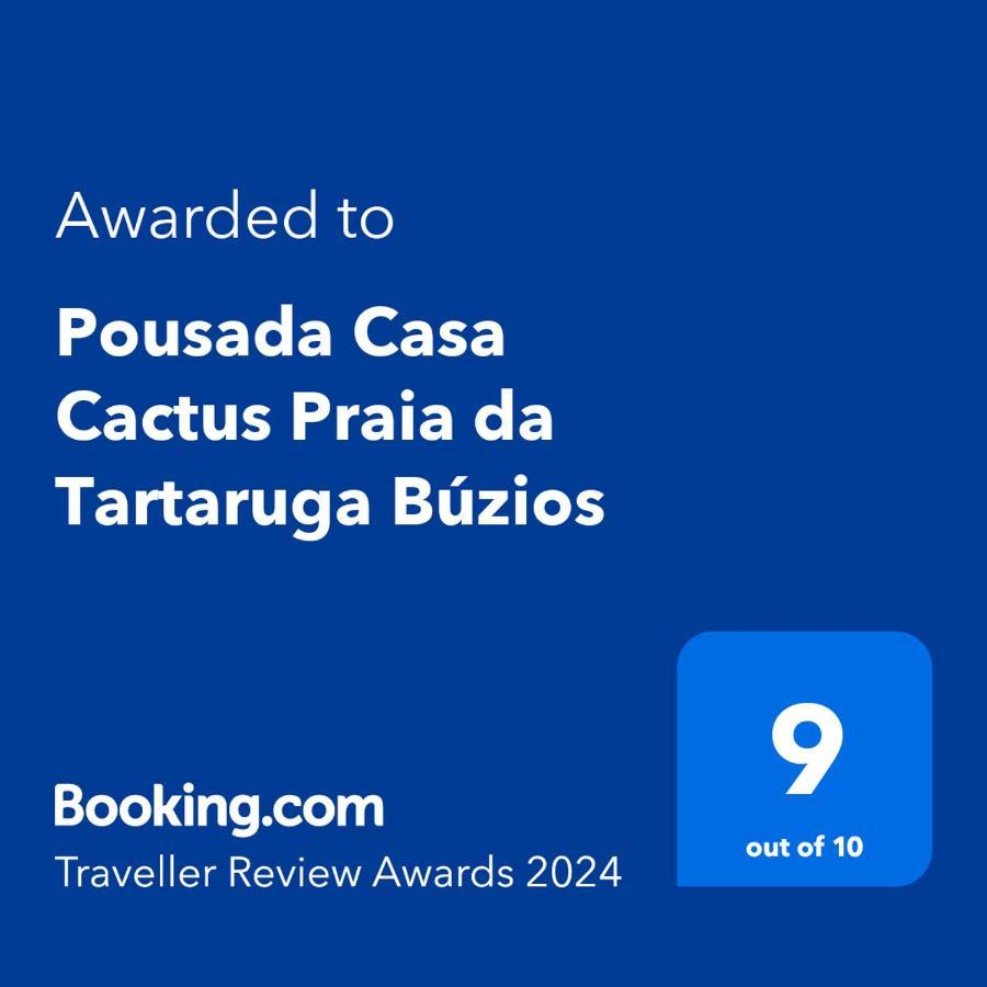 Pousada Casa Cactus Praia Da Tartaruga Buzios Eksteriør bilde